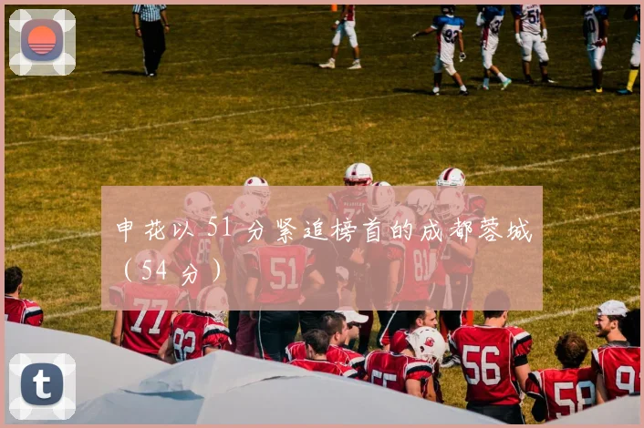 申花以 51 分紧追榜首的成都蓉城（54 分）