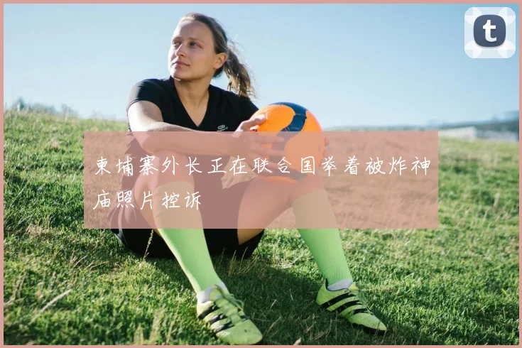 柬埔寨外长正在联合国举着被炸神庙照片控诉